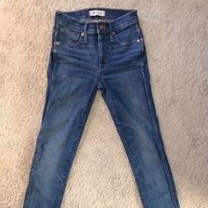 Madewell 9” high-rise skinny jeans